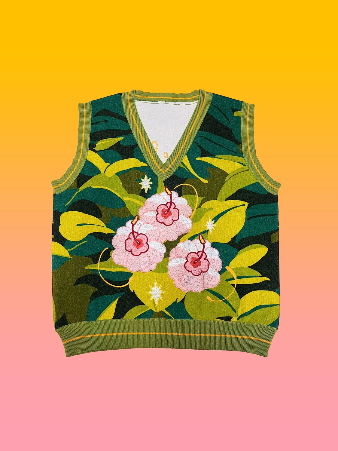 Flowers Sweater Vest