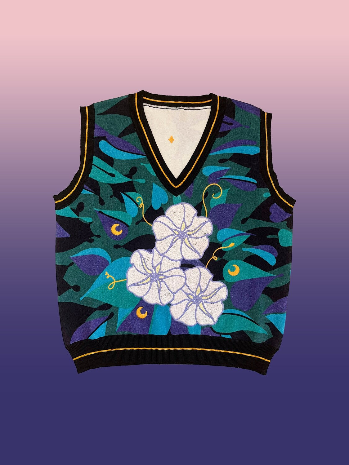 Flowers Sweater Vest