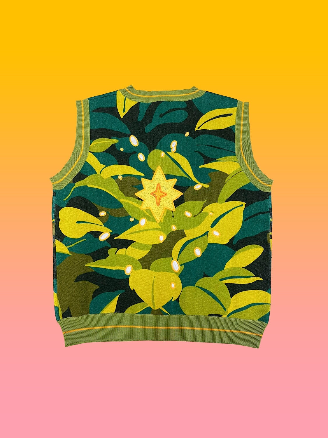 Flowers Sweater Vest