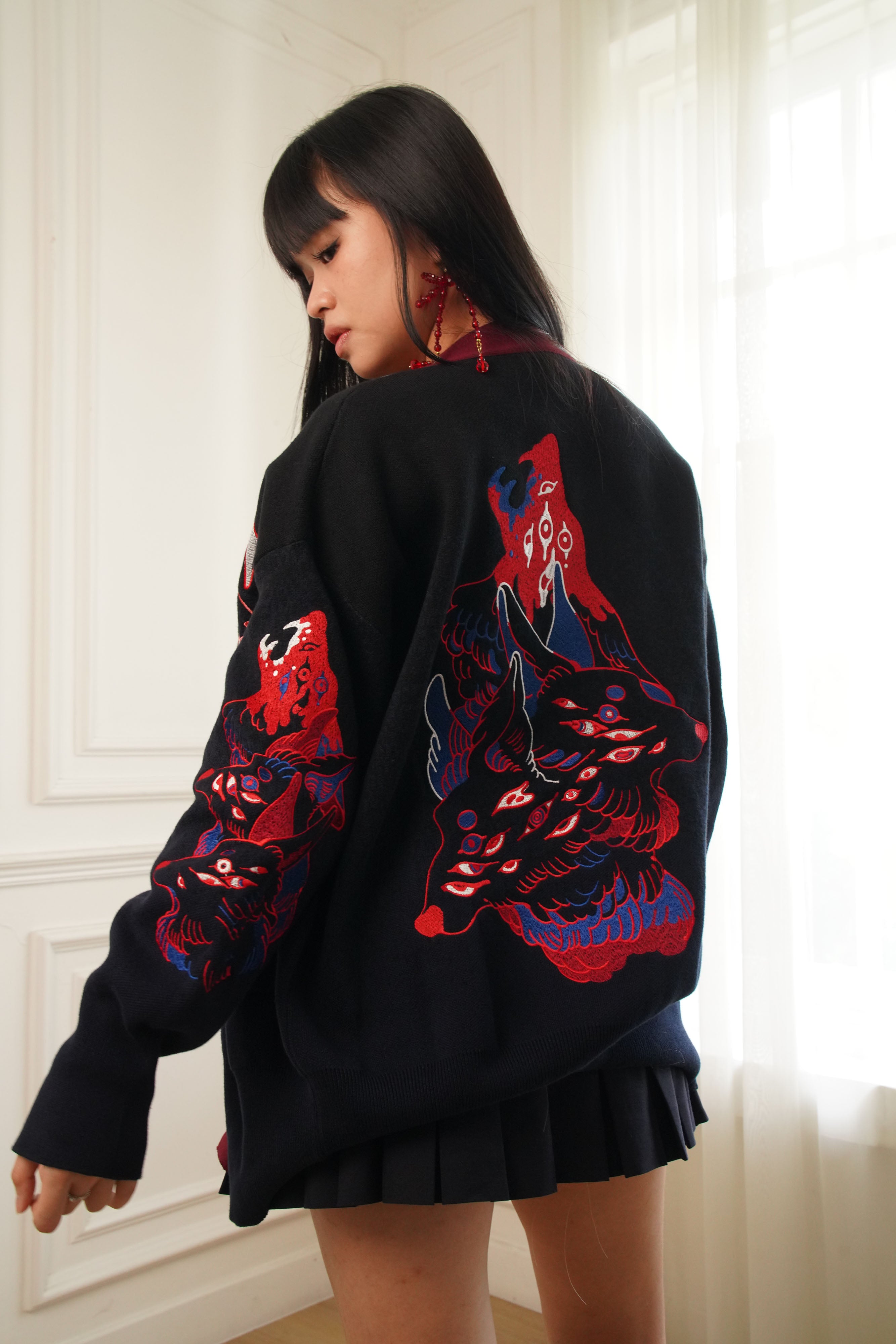 ec melodi ニット Cerberus Cardigan – Meyoco Studio
